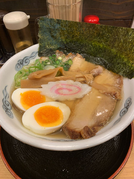 「肉支那そば」@支那そば 一本の写真