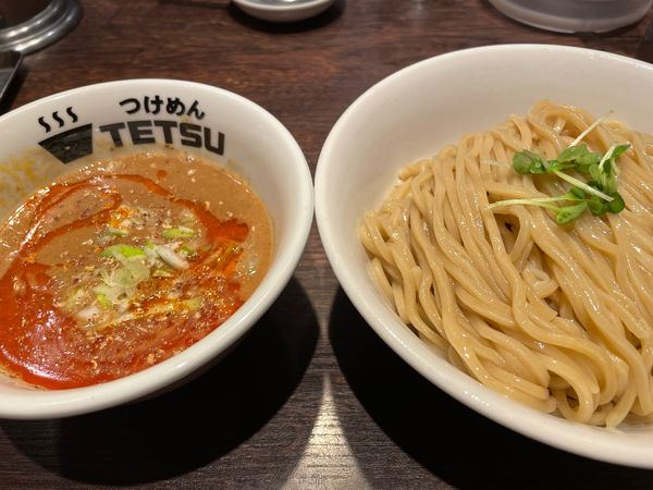 「坦々つけ麺900円」@つけめんTETSU 壱の木戸 水戸店の写真