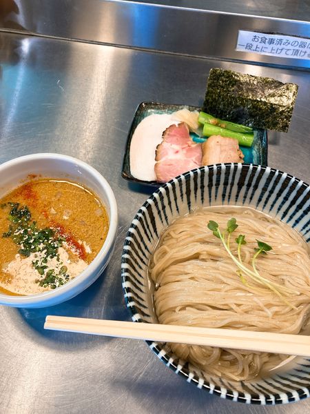 「あん肝つけそば」@Bonito Soup Noodle RAIKの写真