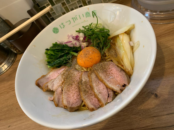 「【限定】鴨油の和えそば」@はつがい商店の写真