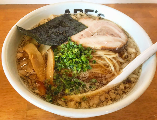 「背脂煮干しラーメン(大盛)」@ラーメン ABE'sの写真