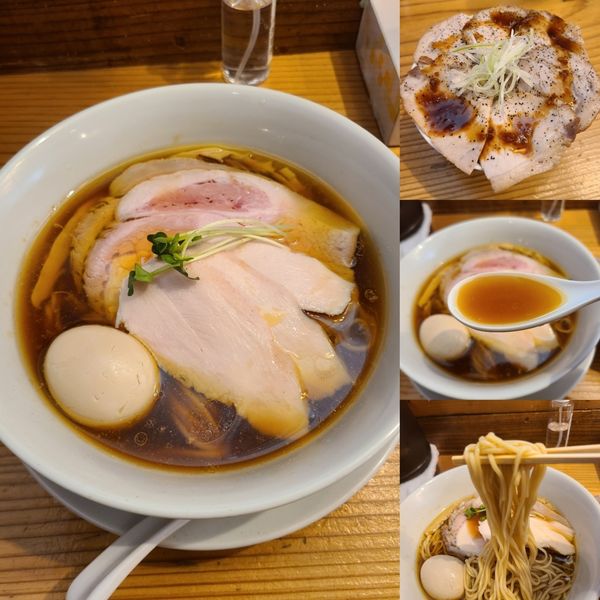 「特製醤油らーめん¥1250+ロース生姜丼¥300」@麺屋鈴春の写真