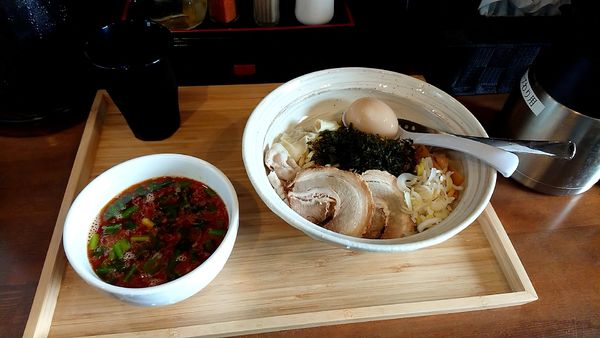 「３月限定 台湾つけ麺(全部乗せ)1100円」@らぁめん 麺彩家の写真