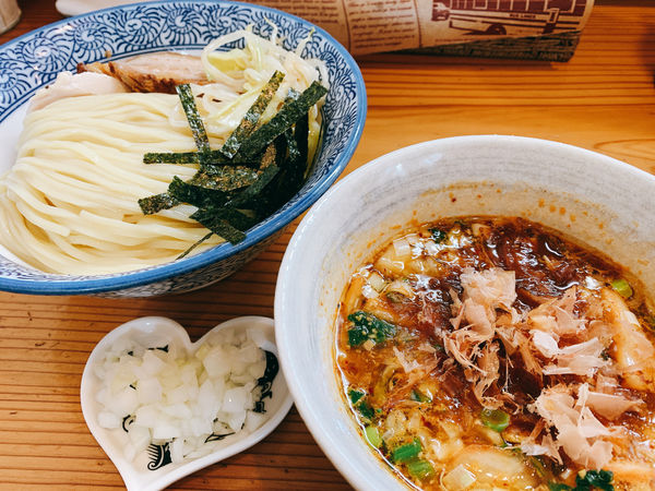 「納豆キムチつけ麺」@麺処 いし川の写真