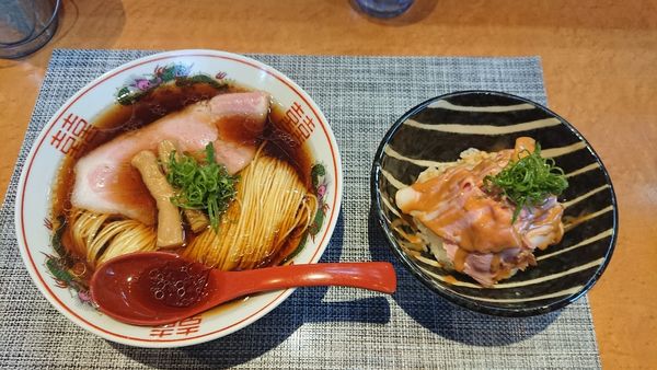 「鴨中華そば」@柴崎亭の写真