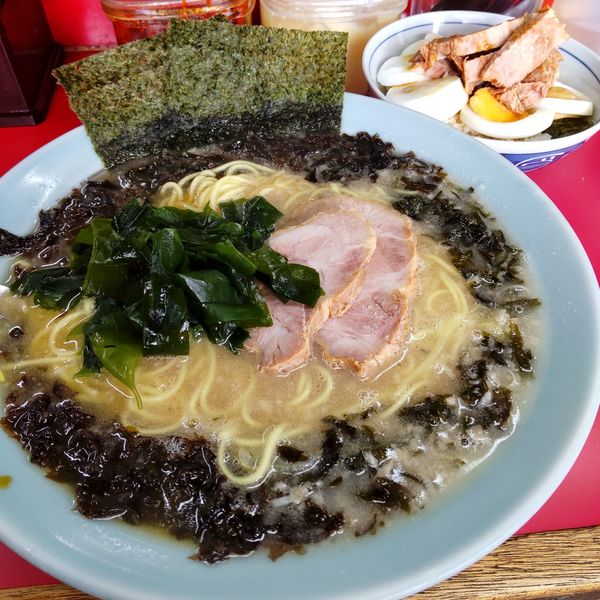 「岩のりラーメンセット（￥1,070）」@ラーメンショップ 大師店の写真