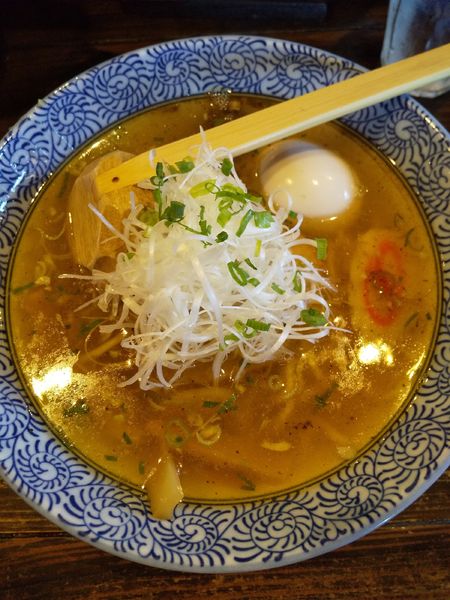 「魚だしラーメン（味玉付き）」@麺屋 らあいちの写真