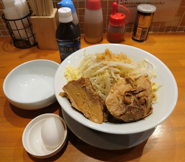 「汁なしそば２５０gブタ増し」@らーめん たん二郎の写真