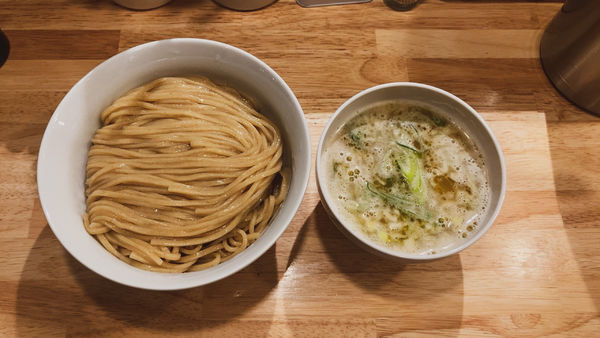 「限定鷄魚塩つけ麺」@麵屋 Kの写真