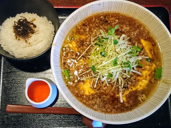 「【限定】ニラ玉あんかけそば ￥860」@和風らーめん 凪の写真