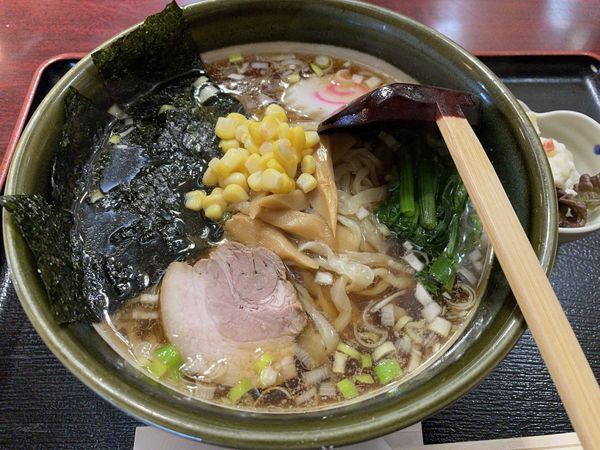「手打拉麺（大盛）」@福龍の写真