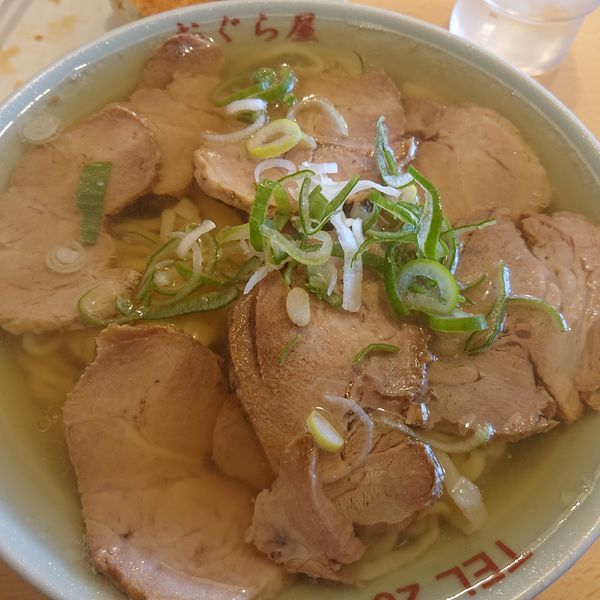 「チャーシューメン770円、餃子418円」@おぐら屋の写真