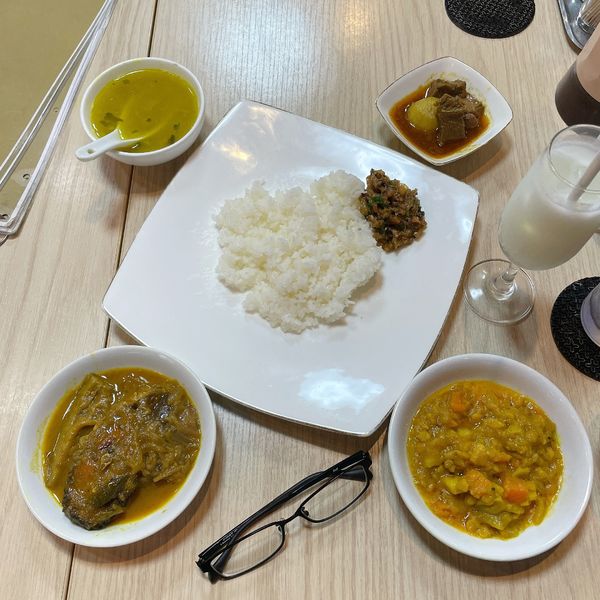 「フィッシュカレーセット」@バングラ フード 錦糸町の写真