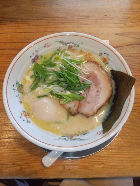 「味玉鶏塩  ﾒﾝﾏ抜き」@中華そば 一楽の写真