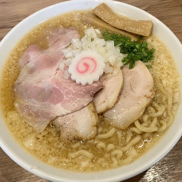 「【限定】煮干拉麺 燕の味噌」@煮干拉麺 小烏丸 問屋町店の写真