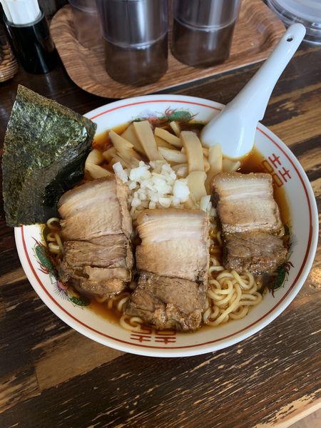 「元祖竹岡式メンマラーメン 990円」@竹岡式ラーメン 竹徳の写真