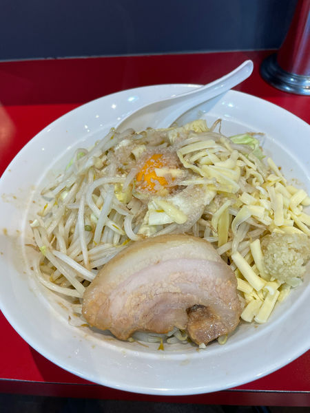 「まぜそば　大盛り」@麺処 MORI MORIの写真