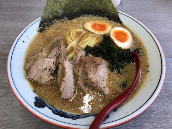 「みそチャーシューメン(多め、濃いめ)+サービス煮玉子 950円」@ラーメンショップ 122号騎西店の写真