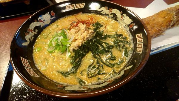 「あん肝味噌ラーメン　935円」@あん肝ラーメン 麺屋 まるみつの写真