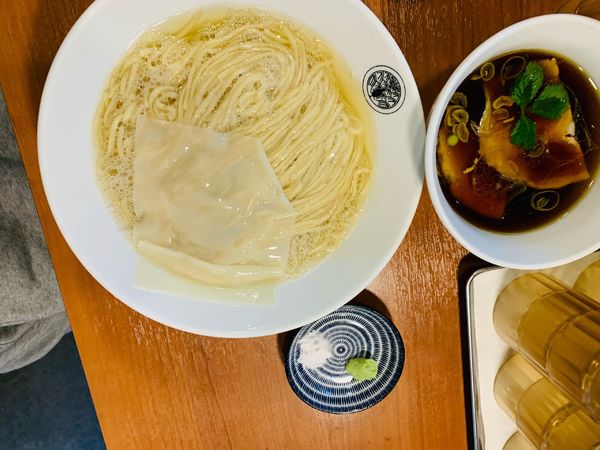 「鶏醤油つけそば」@らぁ麺とうひちの写真