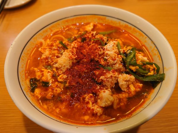 「宮崎辛麺680円（ちゃんぽん麺ver）＋他いろいろ」@ヱビス 分倍河原総本店の写真