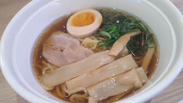 「香味油の醤油ラーメン」@かっぱ寿司 三鷹店の写真