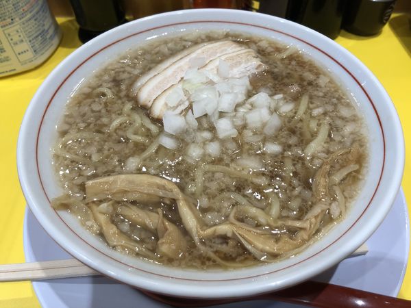 「背脂中華そば」@新潟発祥 なおじ 足立六町店の写真