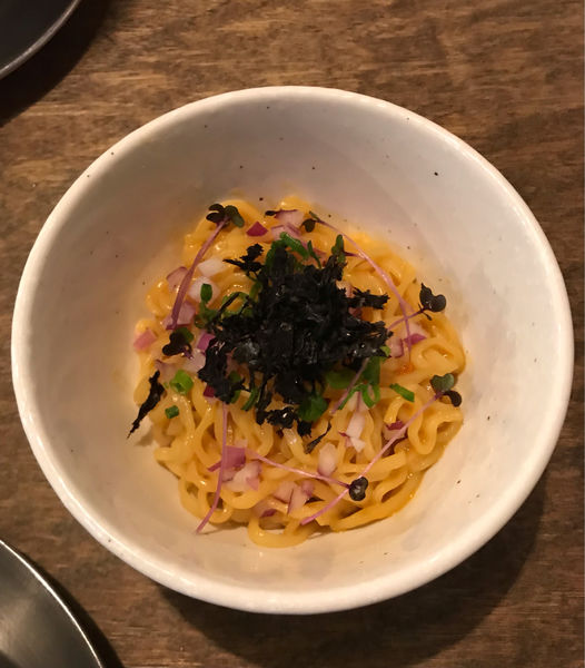 「雲丹の和え麺」@麺やゼットンの写真