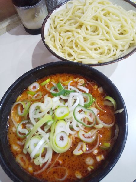 「もりそば(並)770円担々変更50円ネギ80円(麺カタメ)」@所沢大勝軒の写真