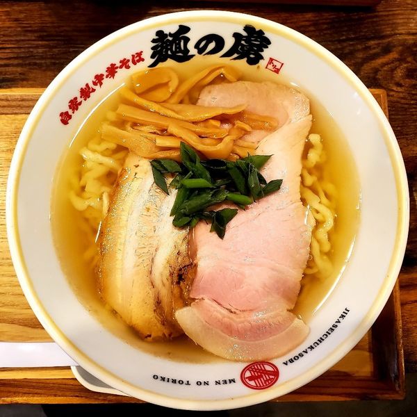 「和風中華そば(大盛)」@自家製中華そば 麺の虜の写真