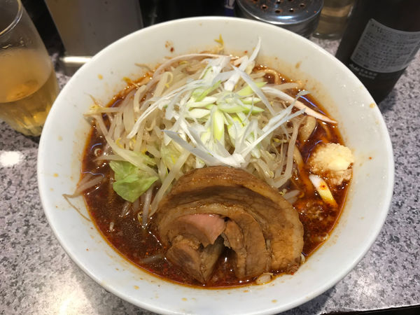 「辛いラーメン（ミニ）」@ラーメン宮郎の写真