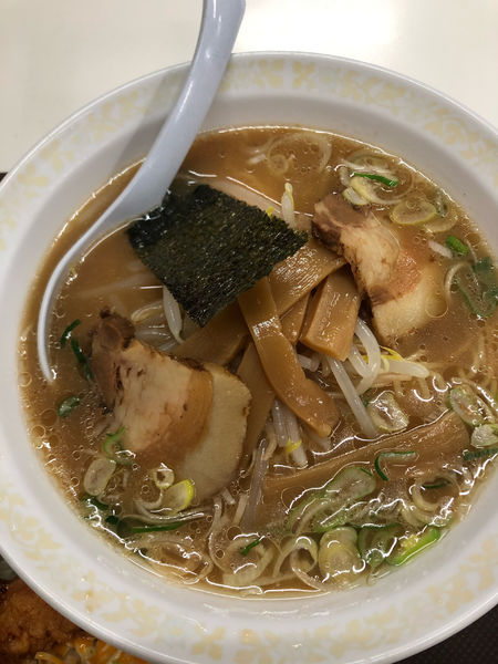 「餃子の王将ラーメン　528円」@餃子の王将 豊川南大通店の写真