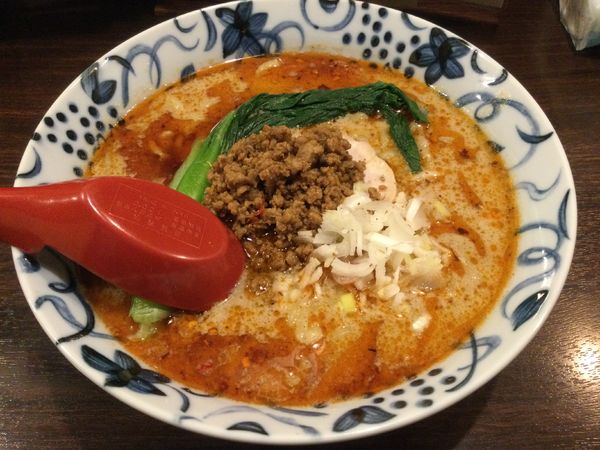「【限定】汁あり坦々麺・手もみ麺変更(¥840+50)etc」@中華そば 東京ぐれっちの写真
