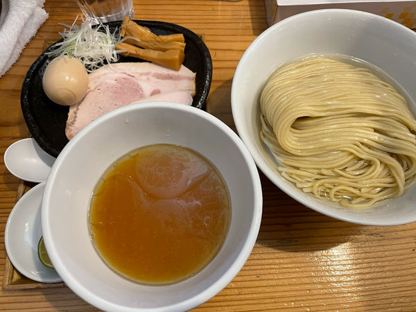 「塩つけ麺（牡蠣油）」@麺屋鈴春の写真