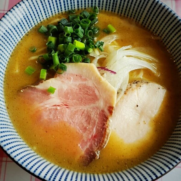「【限定】鯖節白湯  ９００円 ＋小ご飯 ５０円」@旬菜麺屋 雅流の写真