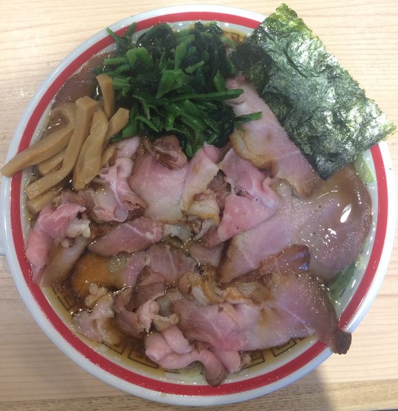 「チャーシューメン 大盛」@中華そば つけめん 玉 新宿店の写真