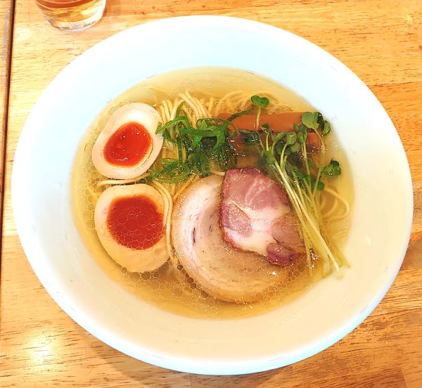 「味玉塩そば(中細)900円」@麺処 いち林の写真