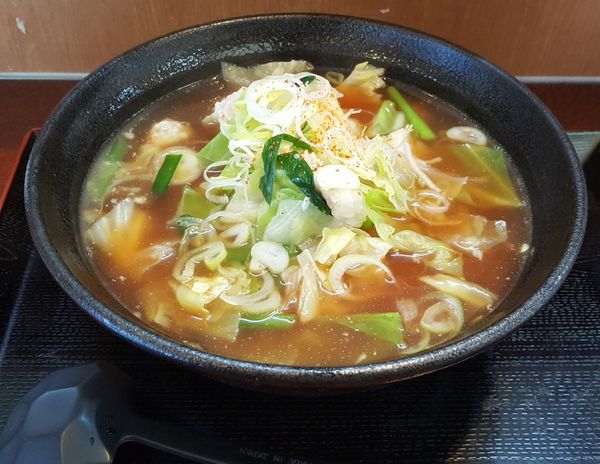 「牛もつラーメン」@中華飯店 だんらんの写真