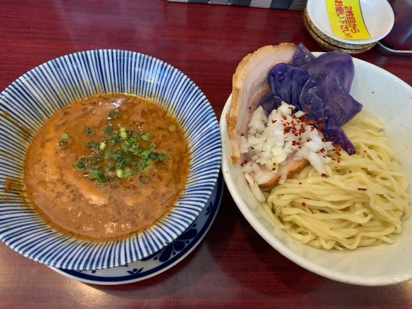 「（気まぐれ限定）海老カレーつけ麺」@佐野らーめん 湧の写真