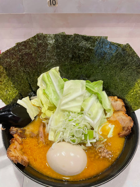 「からみそやスペシャル大盛り　海苔増し」@濃厚辛味噌ラーメン からみそやの写真