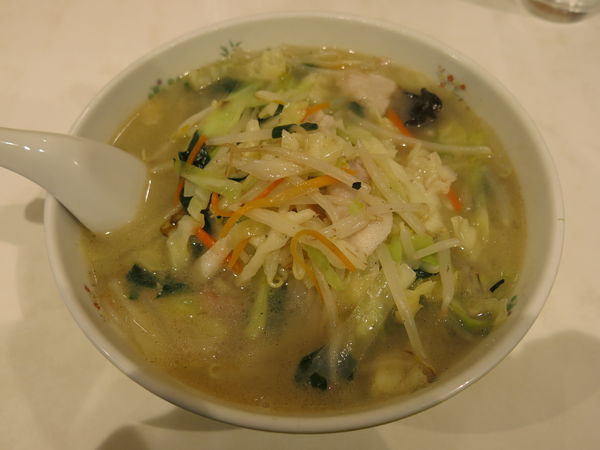 「タンメン：800円」@金門飯店の写真