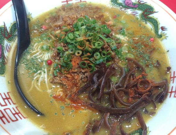 「豚骨カレーラーメン」@釜炊き豚骨らーめん マルハ軒の写真