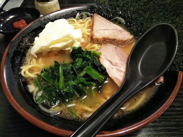 「豚骨醤油ラーメン　＋にんにく、豆板醤：無料　※㋗で５００円」@ラーメン将太の写真