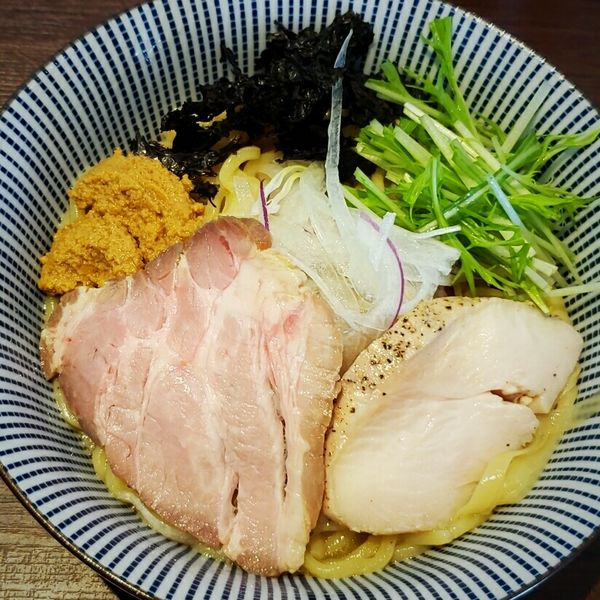 「【限定】雲丹まぜそば ９８０円」@旬菜麺屋 雅流の写真