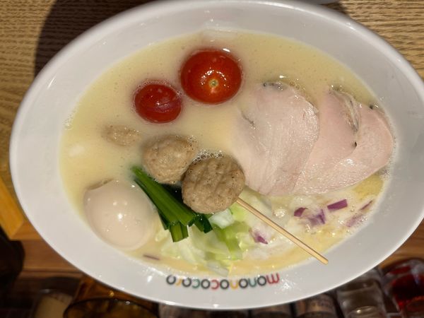 「特製白湯ラーメン」@もののこころ 新鎌ヶ谷の写真