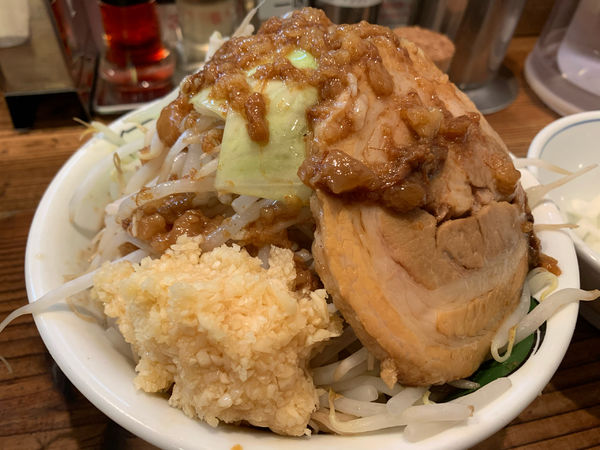 「濃厚雷中盛」@雷 千葉駅前店の写真