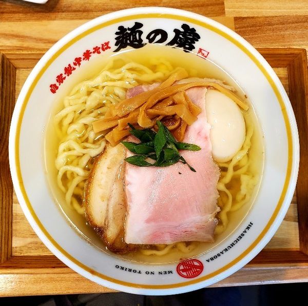 「和風中華そば(大盛)」@自家製中華そば 麺の虜の写真