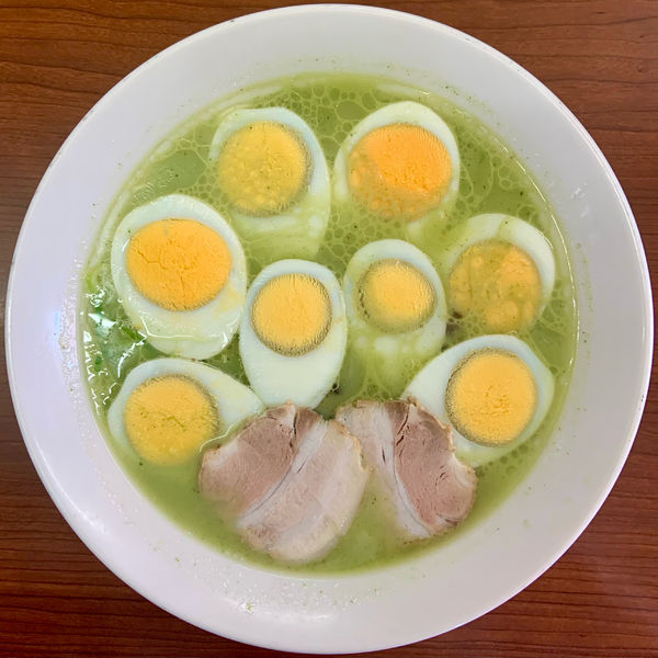 「激ウマ玉子ダーメン（750円）」@博多ダーメン屋 八千代支店の写真