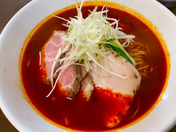 「龍の咆哮（辛醤油）5辛」@麺屋 龍の写真