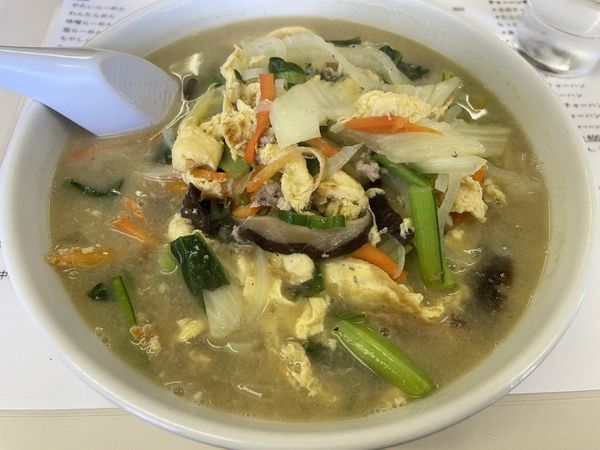 「たまご塩ラーメン（大盛）」@めんはうす 健の写真